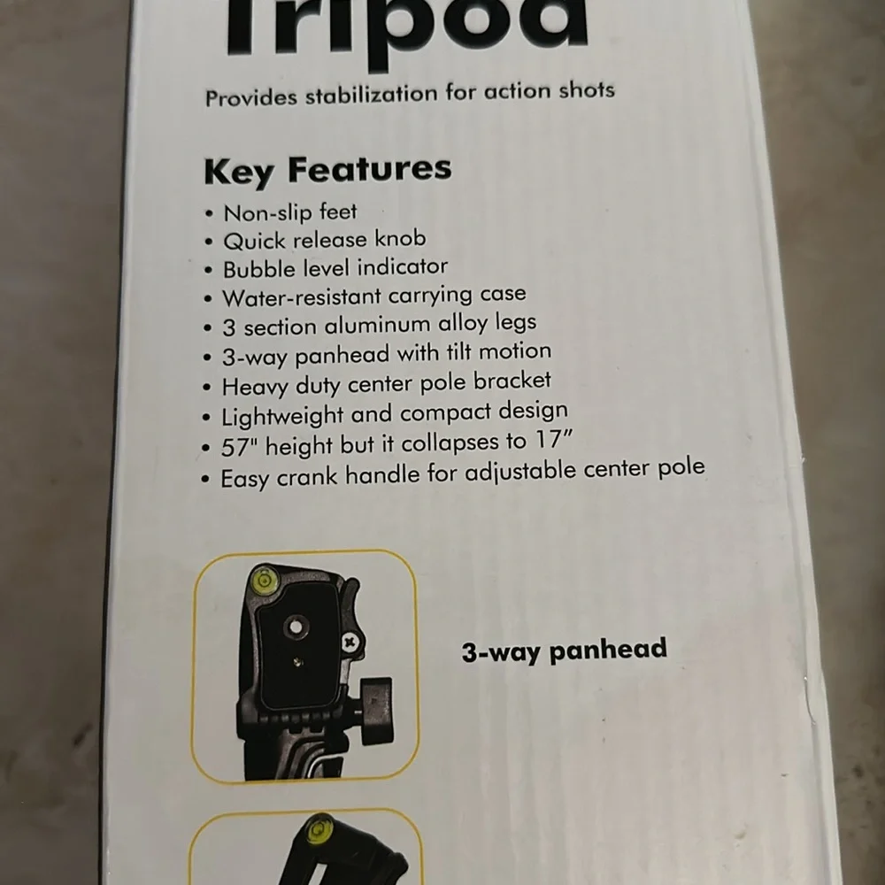 Pro series 57 inch tripod
